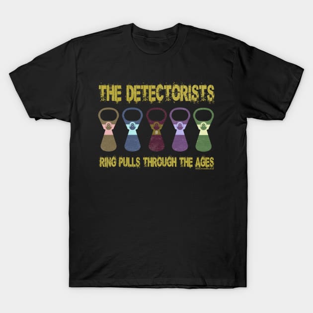 Detectorists Ring Pulls Through The Ages G-star Edition by Eye Voodoo T-Shirt by eyevoodoo